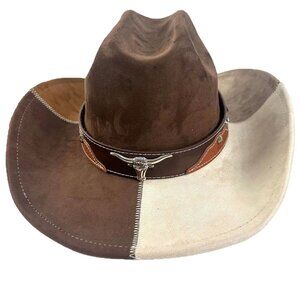Hat Western Casual Boho-Chic Rodeo Concert BBQ Western Accessories Longhorn Bull